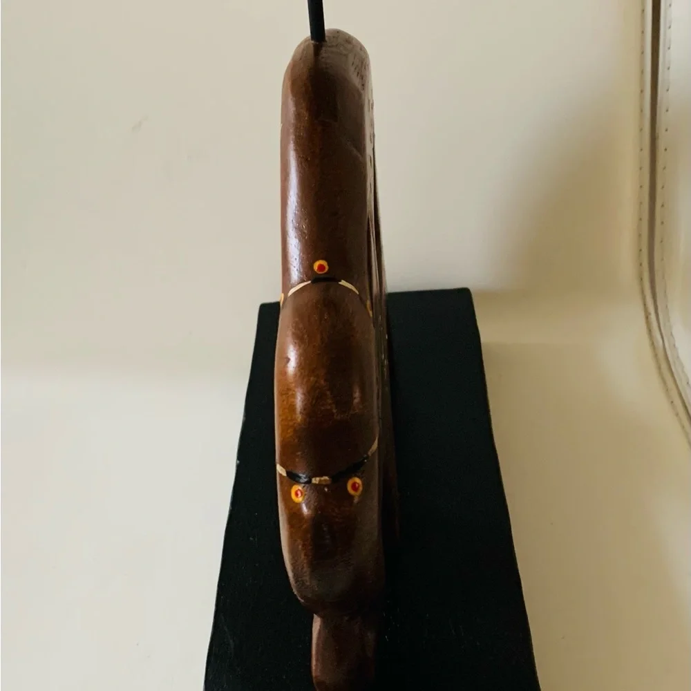 Wooden candle holder